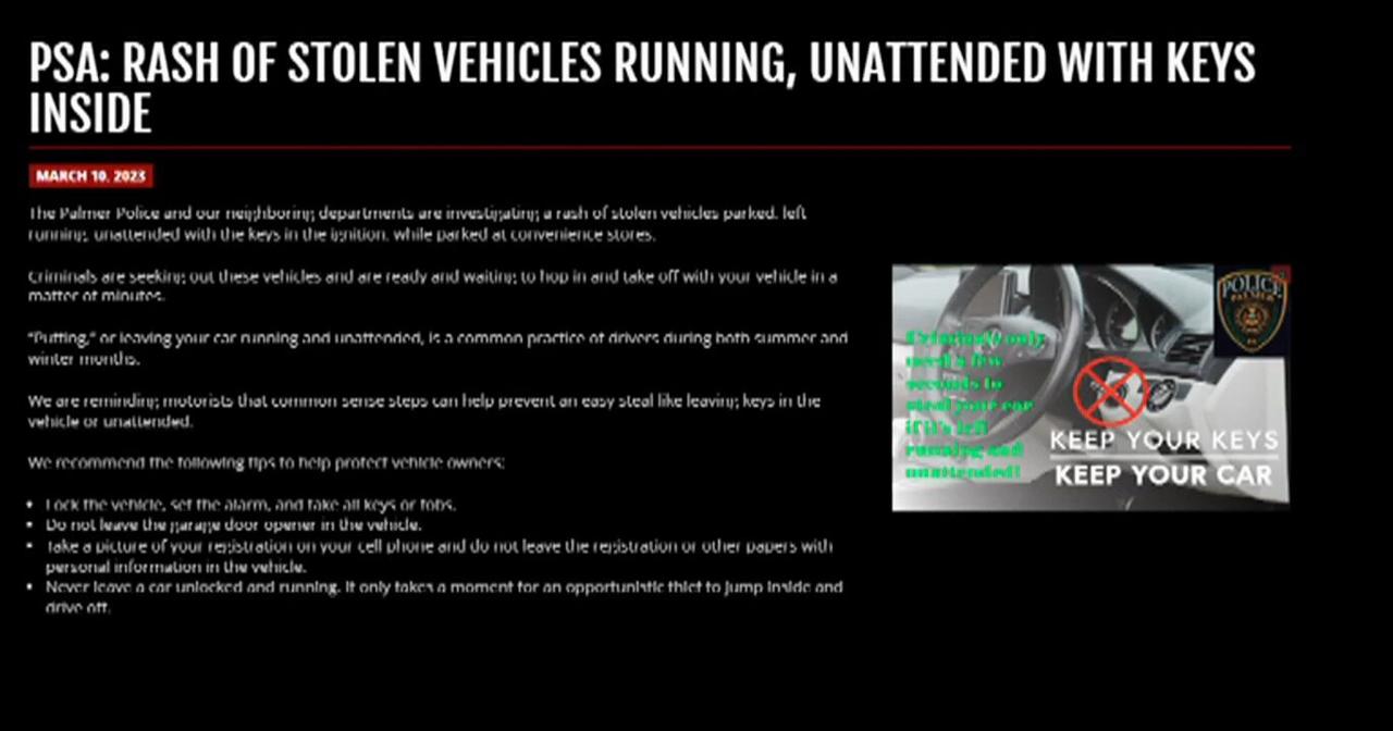 Police Don't leave your car running while shopping Lehigh Valley Regional News