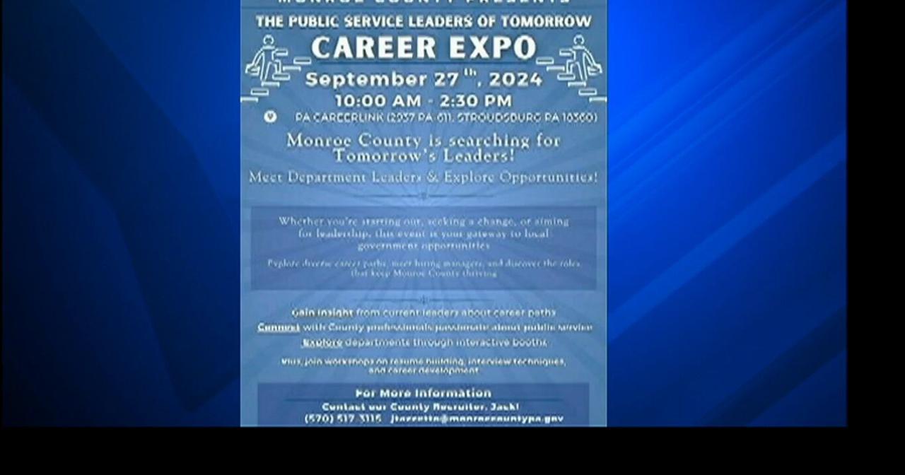 Monroe County seeks leaders of tomorrow at Stroudsburg Career Fair