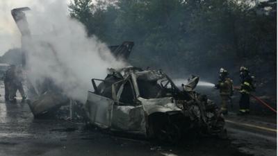 2 people killed in fiery crash on I-81 in Schuylkill County | News ...