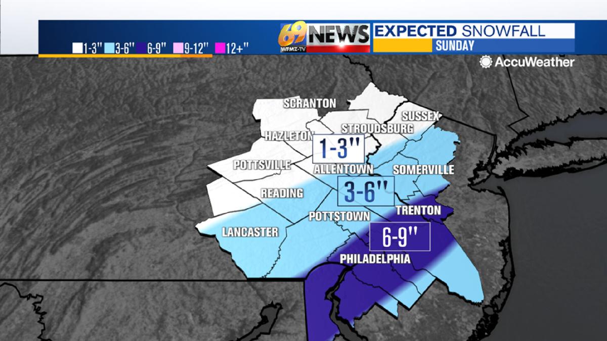 Another Round Of Accumulating Snow Increasingly Likely For Sunday Weather Wfmz Com