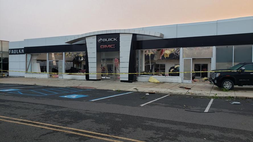 PHOTOS Tornado damage at car dealership in Bensalem Southeastern