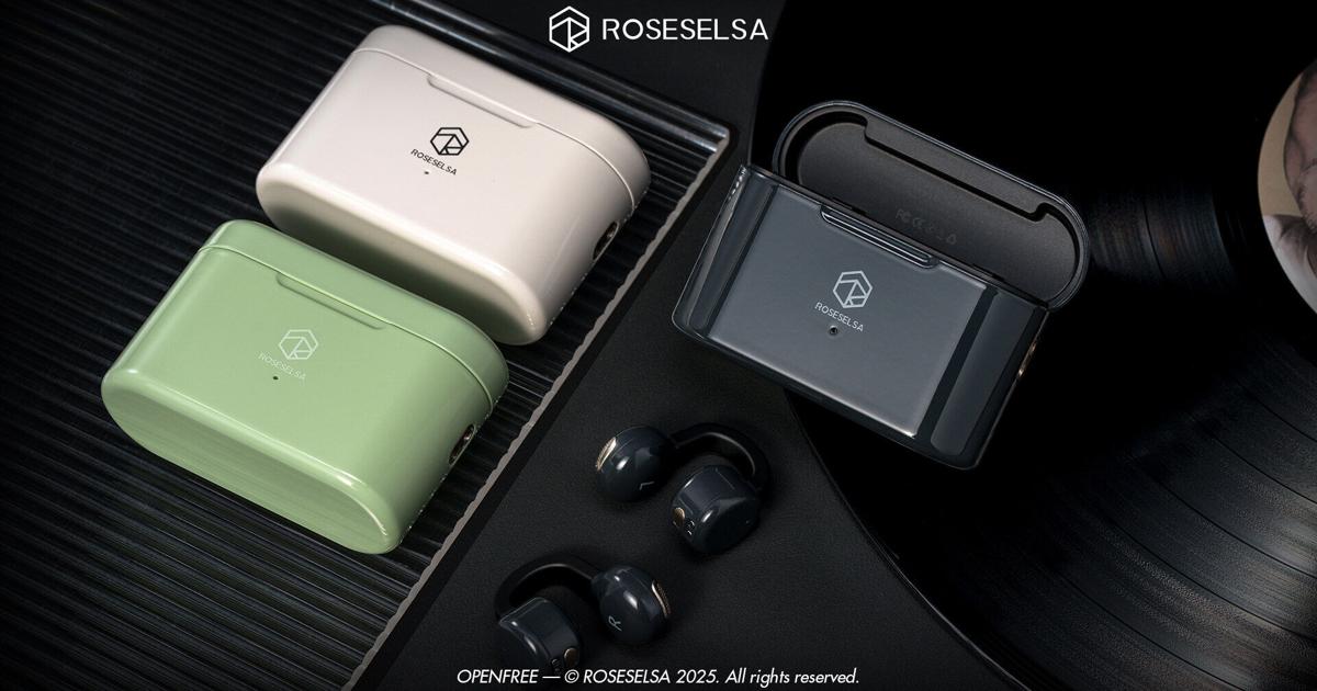 ROSESELSA, a Leading Chinese Hi-Fi Brand and East Asian Audio Equipment Pioneer, Launches Its Groundbreaking OPENFREE Clip-On Wireless Earbuds Globally
