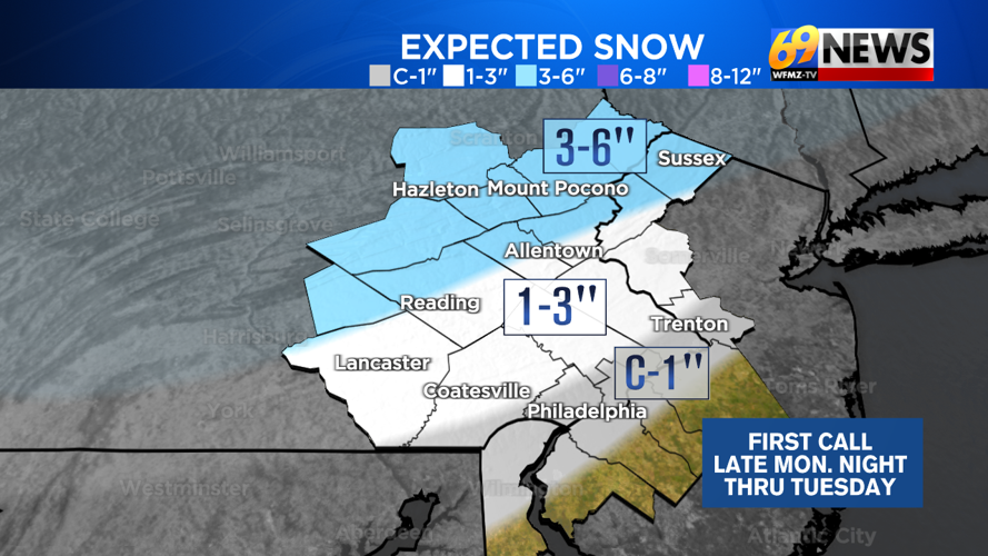 First widespread measurable and impactful snow expected across much of ...