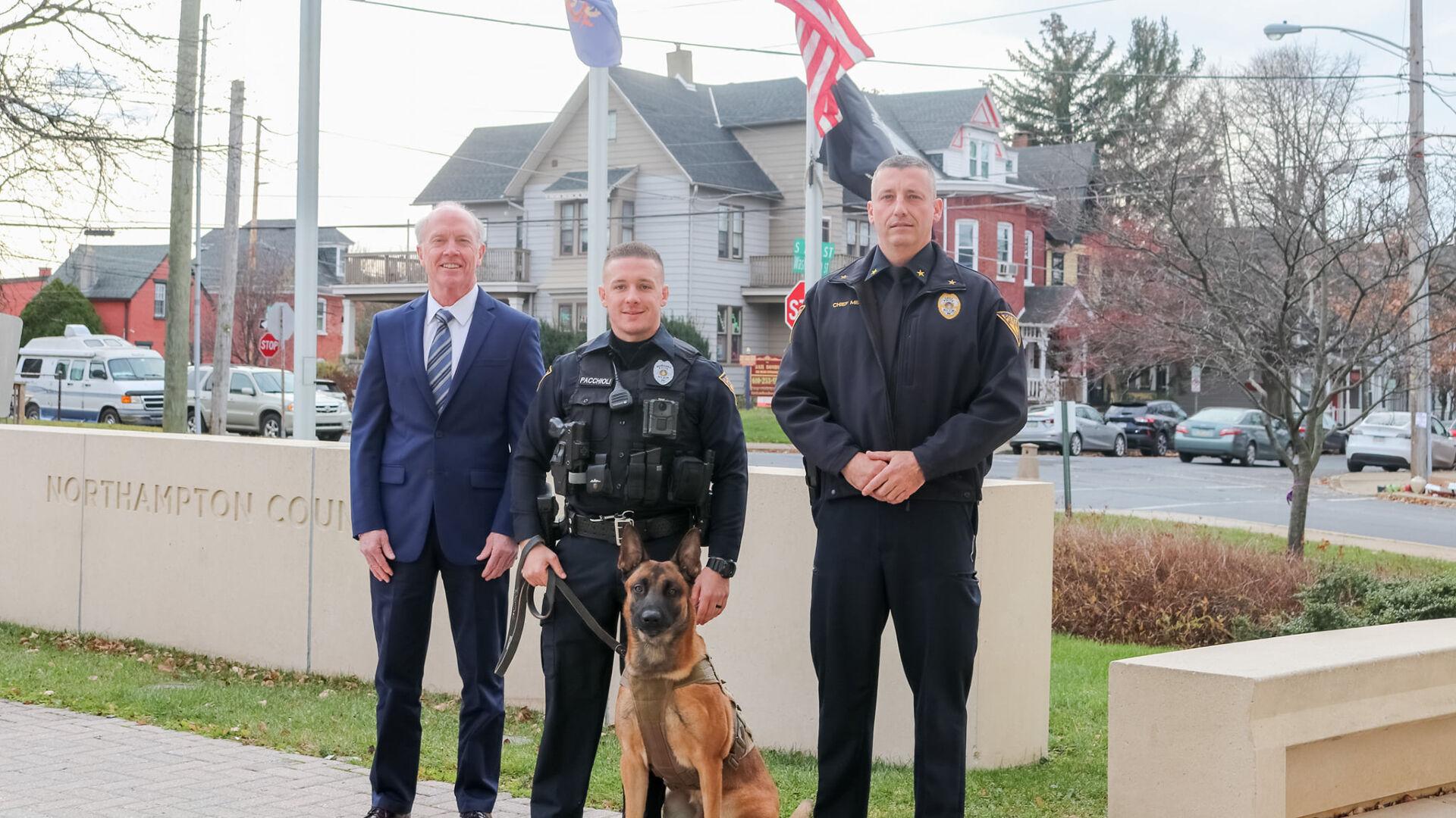 Wilson Borough Police Dept. new K9 Officer Lehigh Valley