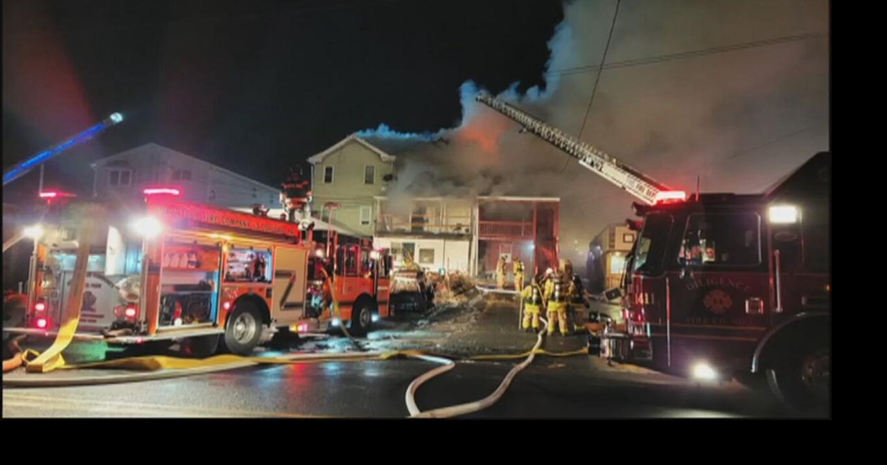 Crews battle 3alarm fire in Lansdale Video
