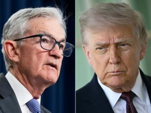 Trump says will fire Fed chair if he stays beyond mandate
