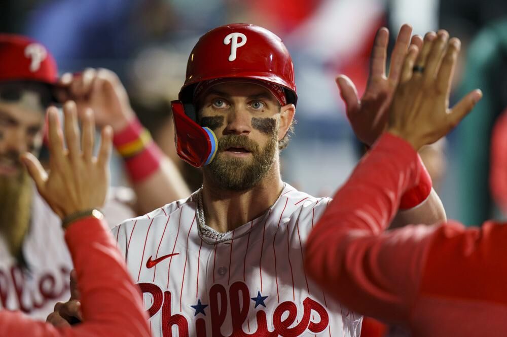 The drought is over🙌 Bryce Harper's home run drought ends at 38