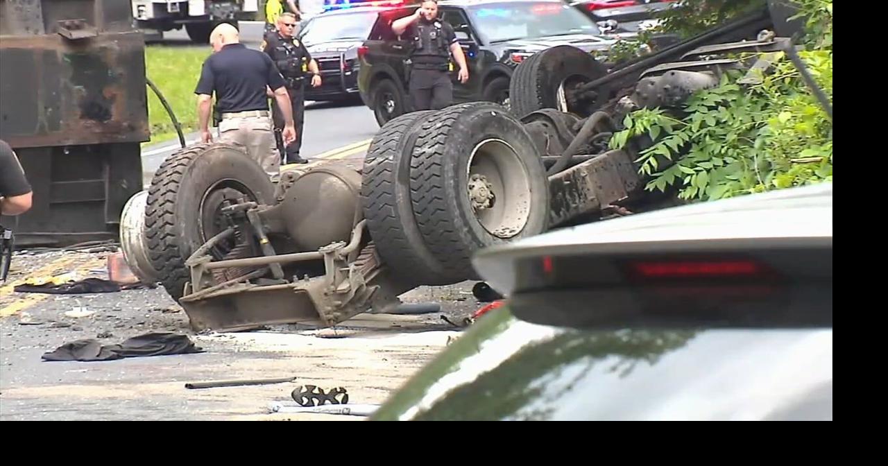 Crash involving overturned truck closes Spring Twp. road | Berks ...