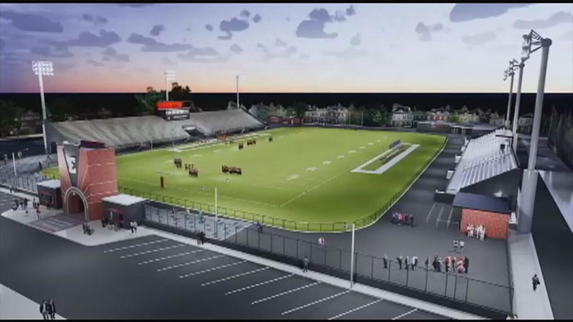 Construction moving along at Easton's Cottingham Stadium Lehigh