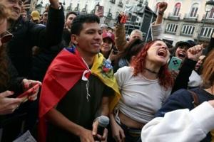 Venezuelans in Spain rejoice at prospect of return home