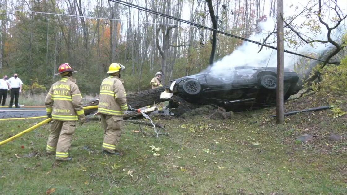 1 killed after fiery crash in Mahoning Township Poconos and Coal