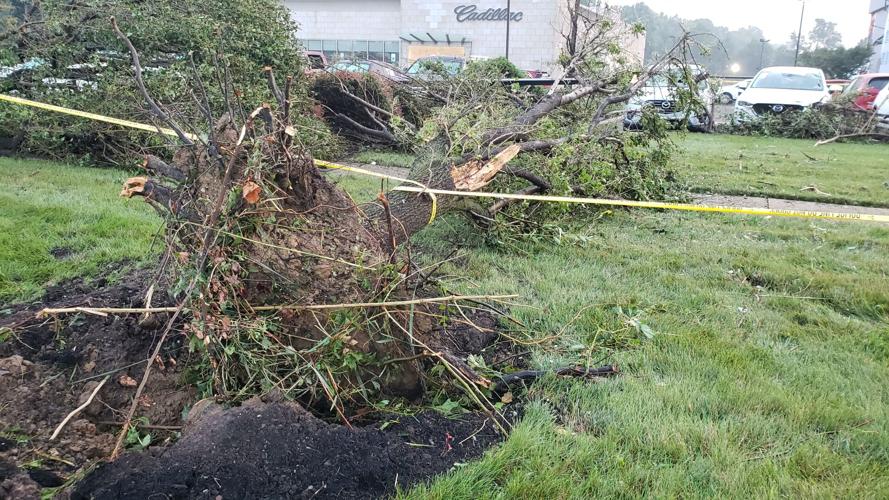 PHOTOS Tornado damage at car dealership in Bensalem Southeastern