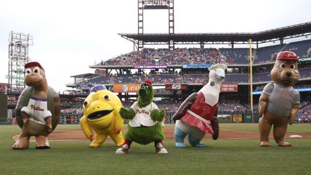 Phillie Phanatic's Galapagos Gang to make Minor League Baseball debut ...