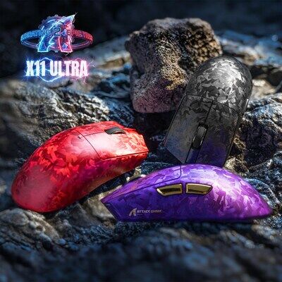 ATTACK SHARK Launches X11 ULTRA Carbon Fiber Gaming Mouse Ahead of