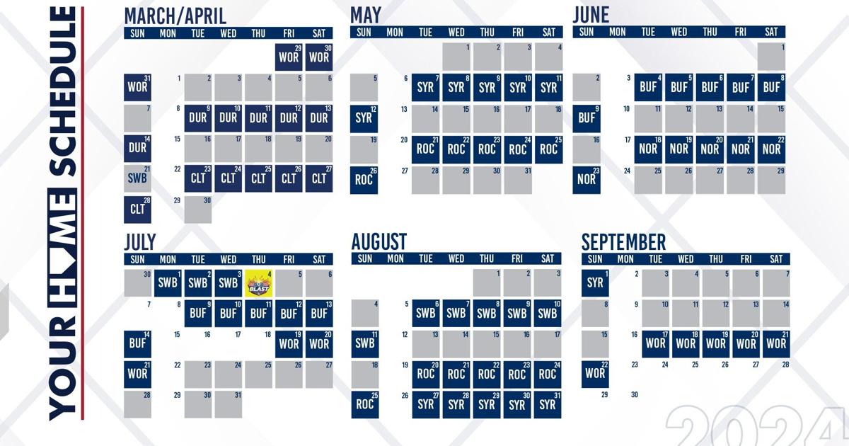 IronPigs Home Schedule 2024 Wfmz ironpigs-home-schedule-2024-wfmz