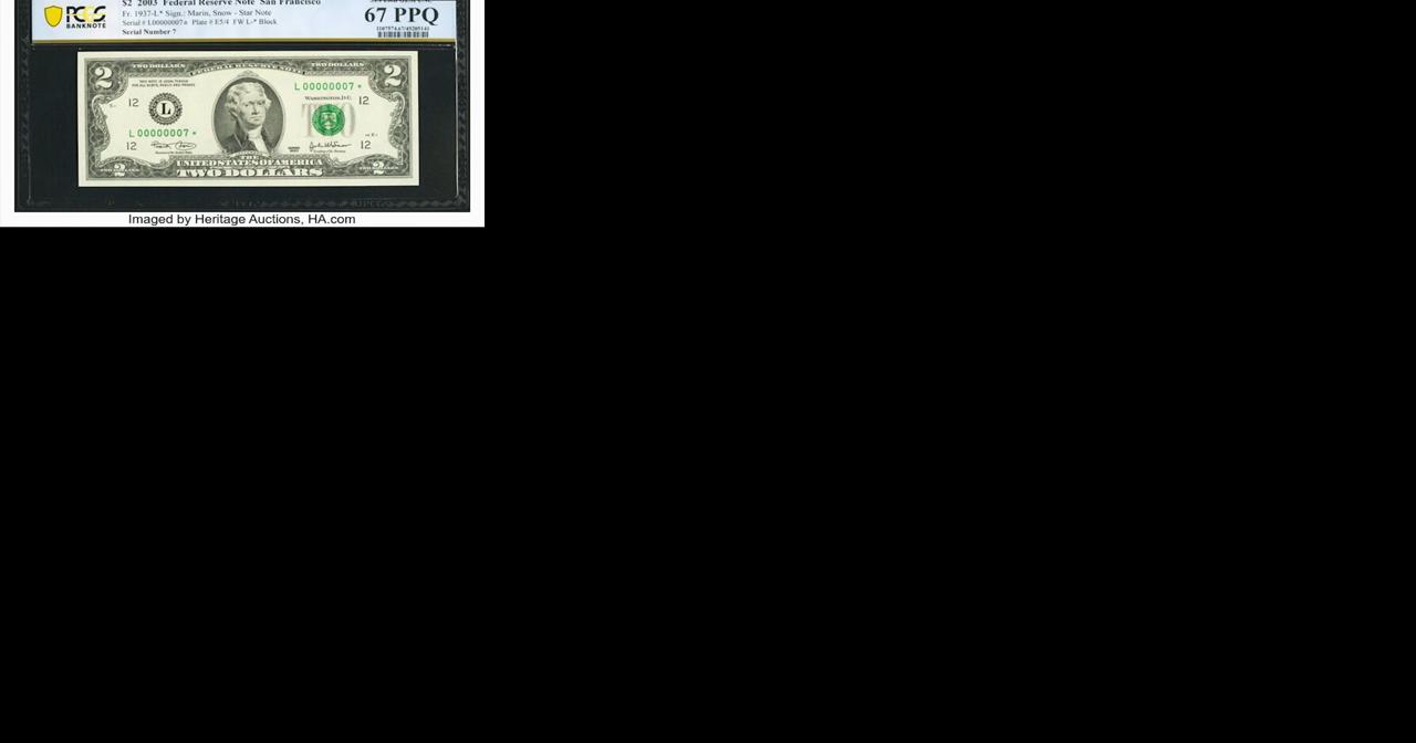 $2 bills could be worth thousands - Vimarsana News