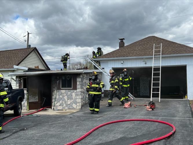Firefighters battle 2alarm house fire in Bethlehem Twp. Lehigh