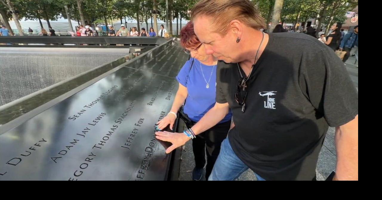 25 years later, visitors return to ground zero carrying memories of those lost on 9/11