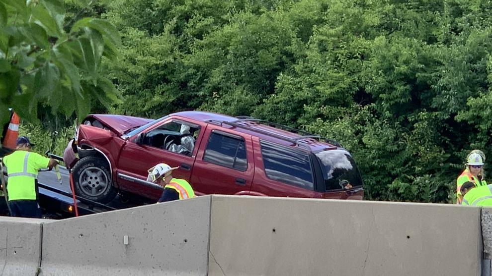 Car hits center median, flips in Route 22 crash in Hanover Township