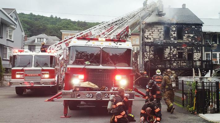 Fire tears through home in Tamaqua | Poconos and Coal Region | wfmz.com