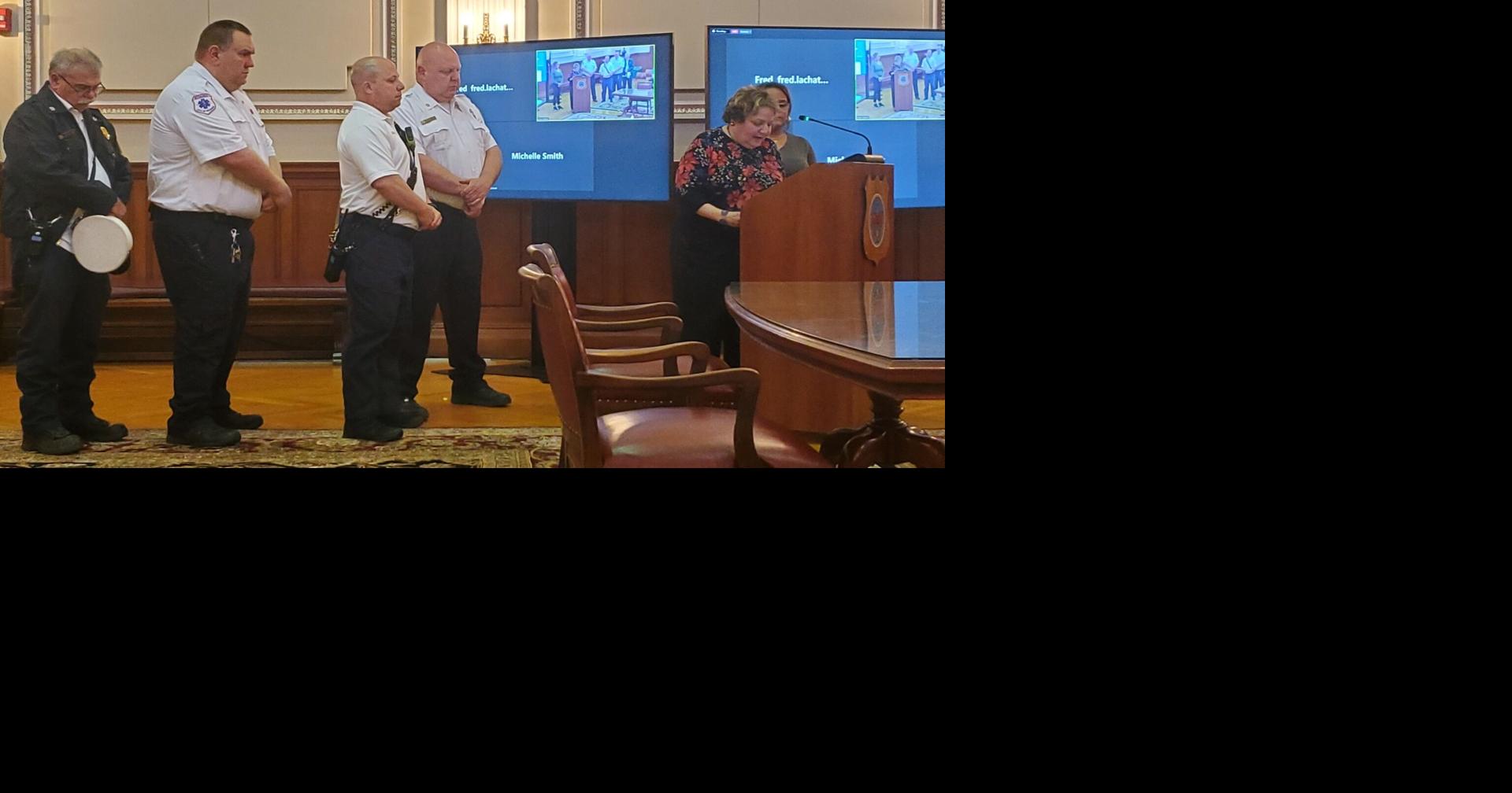 First responders honored by Reading City Council | Berks Regional News ...