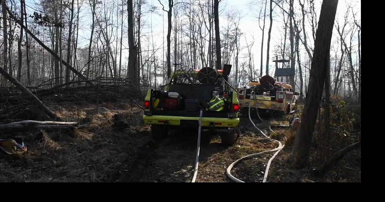 Crews spend 3 hours fighting brush fire in Douglass Twp. | Berks ...