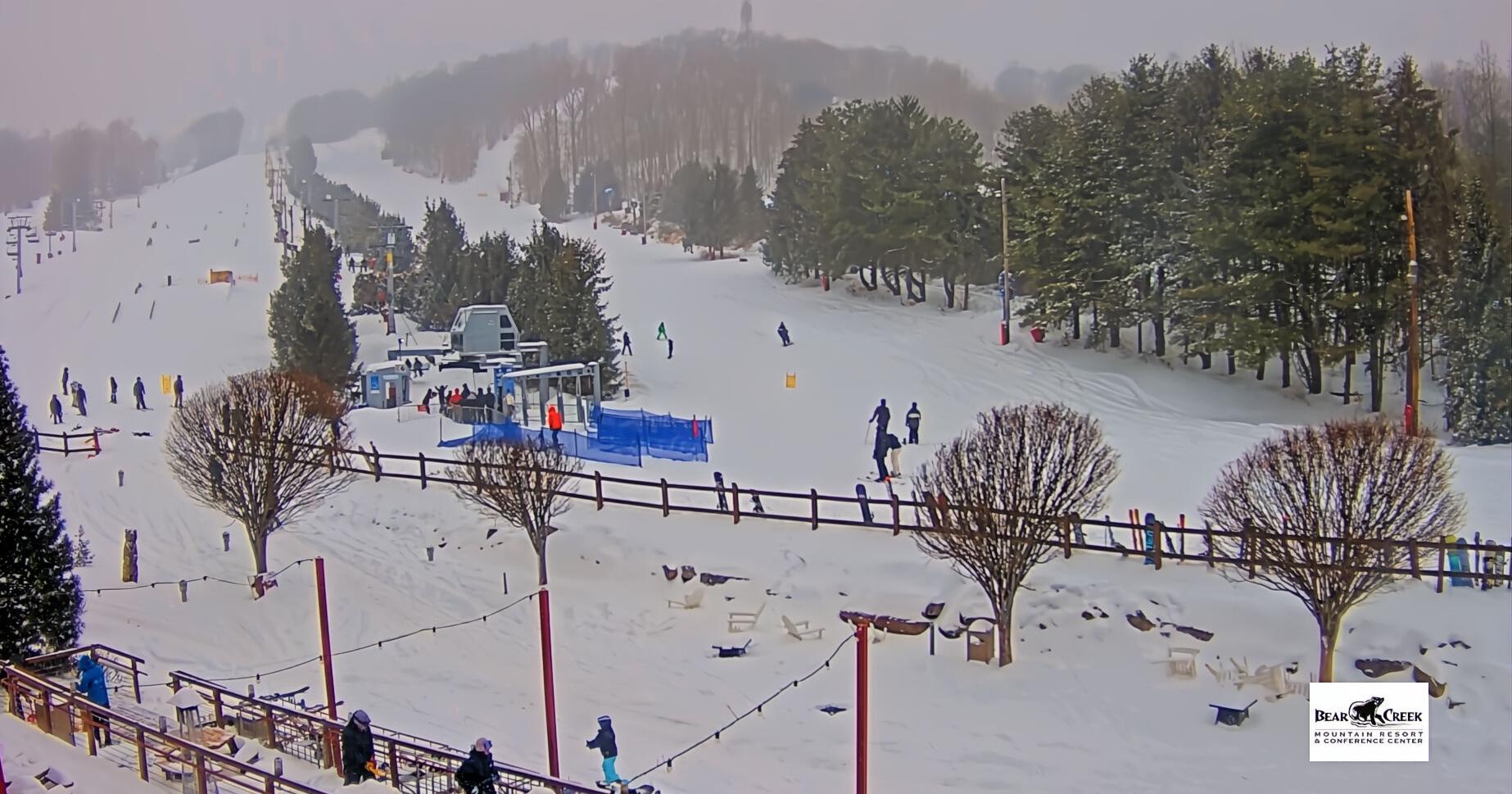 Bear Creek Mountain Resort stays open despite snowstorm