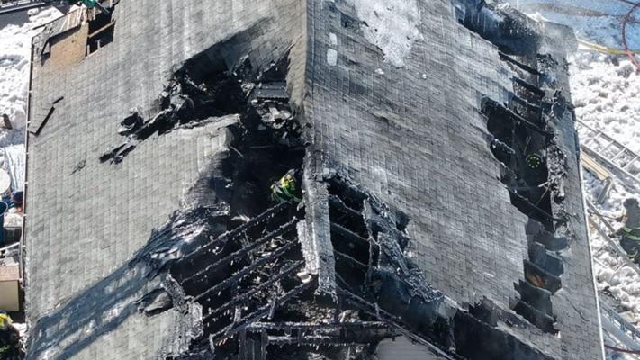 Bucks County fire roars through roof of building | Upper Bucks County ...