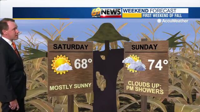 The winds of change bring in a blast of much cooler air as fall arrives ...