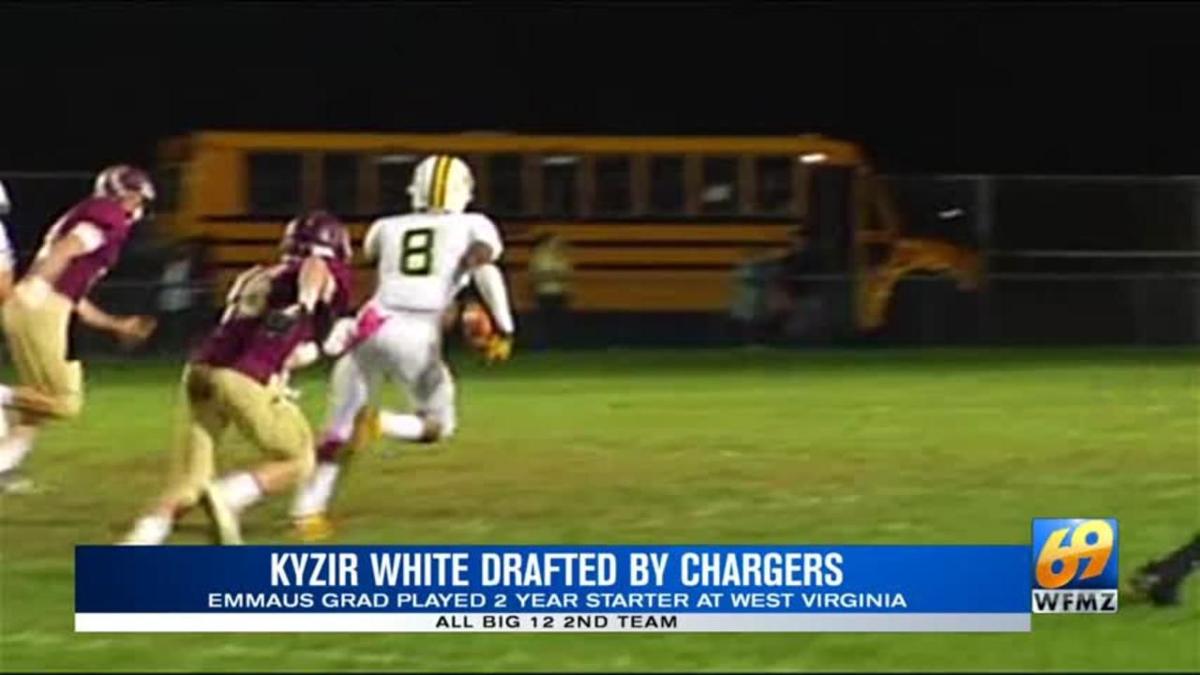 Emmaus Grad White Drafted By Chargers Nfl Football Wfmz Com