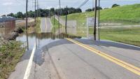 Leesport Avenue in Ontelaunee flooded