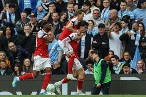 Haaland gives Man City edge over Arsenal in Premier League title showdown