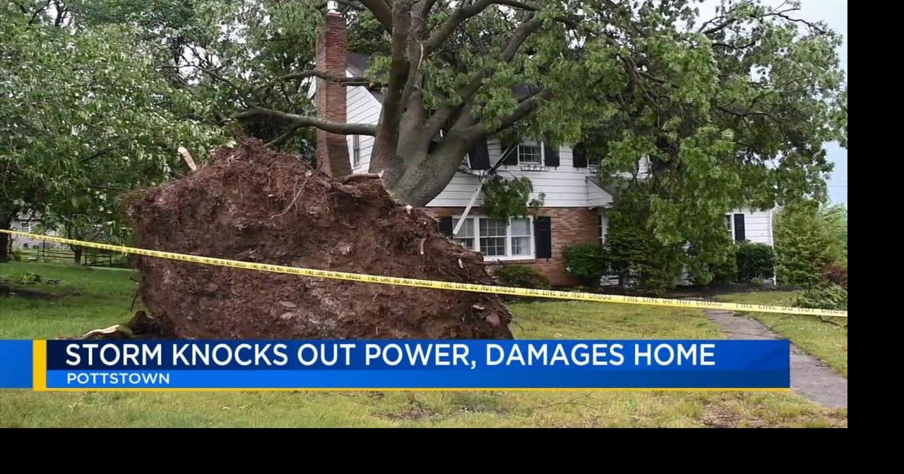 Tree falls onto home in Montgomery County | Upper Montgomery County ...