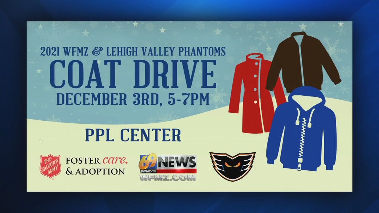 WFMZ Partnering With Lehigh Valley Phantoms For Annual Coat Drive ...