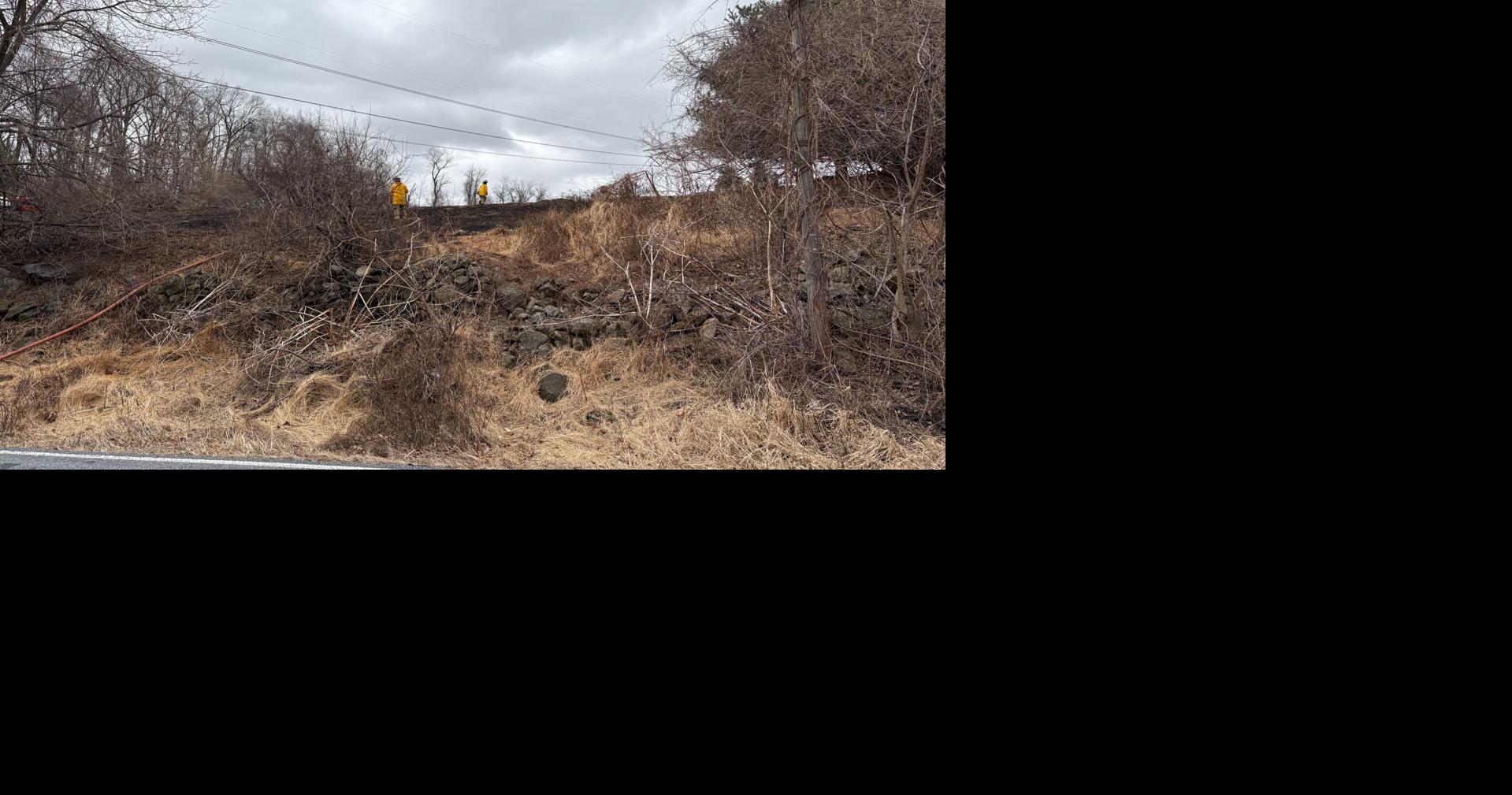 Fire crews battle brush fire in Northampton County | Northampton County ...