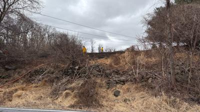 Fire crews battle brush fire in Northampton County | Northampton County ...