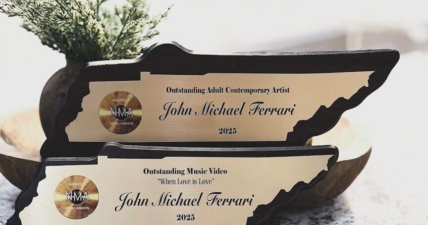 Nashville Music Awards Names John Michael Ferrari Outstanding Adult Contemporary Artist 2025 and Honors "When Love Is Love" as Outstanding Music Video 2025