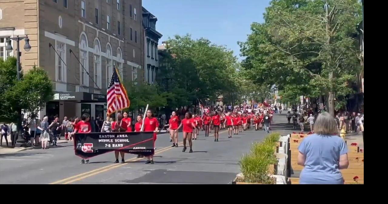 Veterans, parade goers in Easton talk about who they're remembering