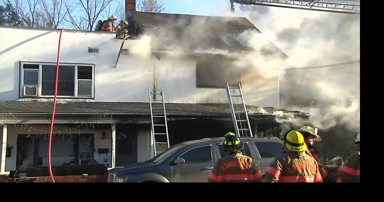 Fire tears through house in Jim Thorpe