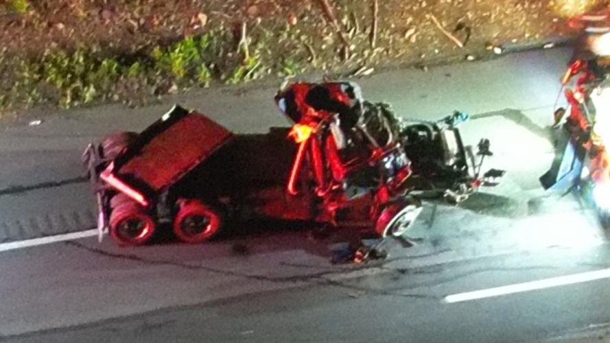 Tractor trailer overturns on I-476 in Carbon County | Carbon County ...