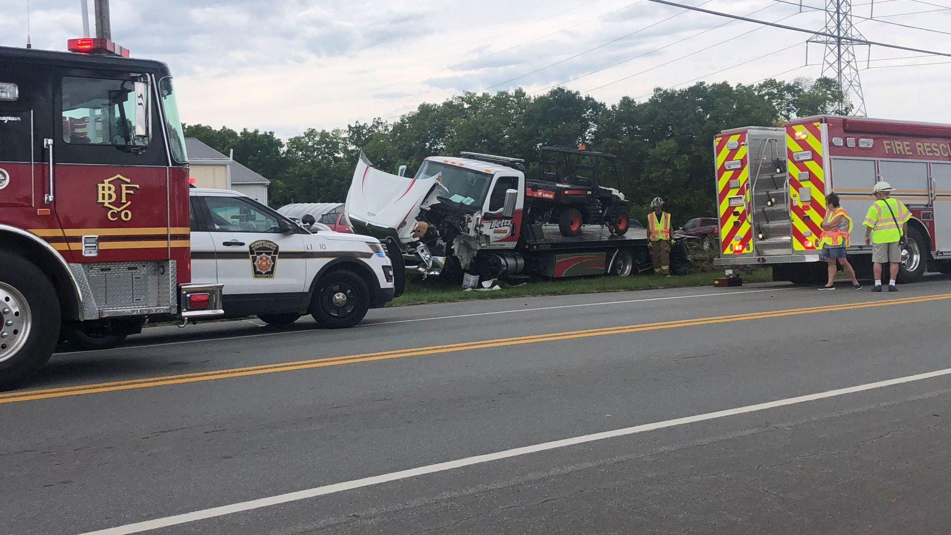 6 people injured in crash on Route 183 near Bernville Berks Regional
