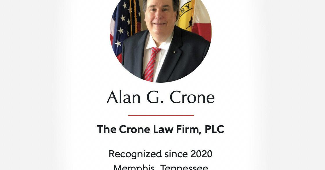 The Crone Law Firm CEO/Founder Alan G. Crone was just named the Best Lawyers® 2024 "Employment Law – Individuals and Litigation - Labor and Employment" "Lawyer of the Year" in Memphis, Tennessee | PR Newswire - Vimarsana News