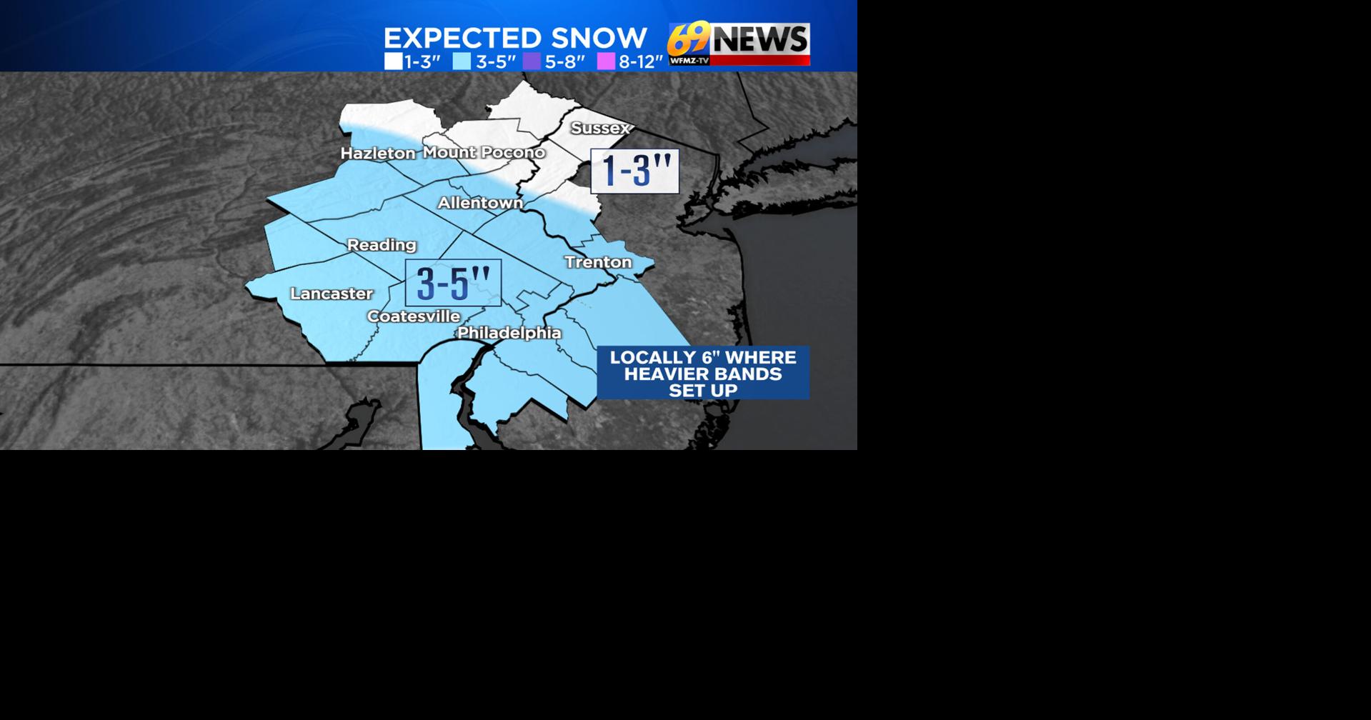 Quick shot of Friday night snow with at least a few inches and slick ...