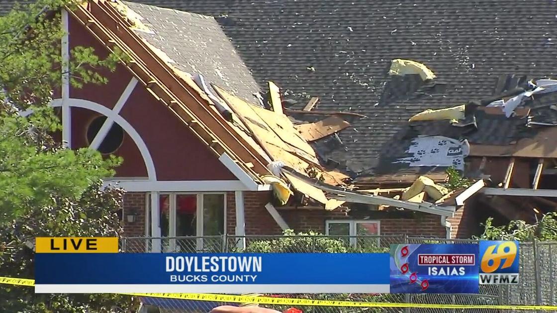 Roof Ripped Off Daycare In Doylestown Video Wfmz Com