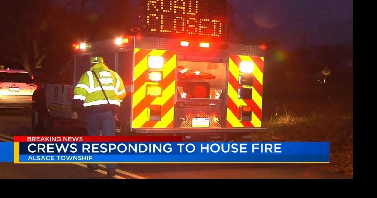 Crews battle fire at Alsace Township home | Berks Regional News | wfmz.com