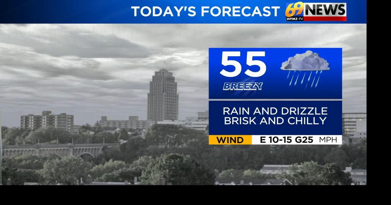 Chilly with periods of rain the next 48 hours; cool with lingering ...