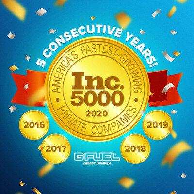 G Fuel Makes Inc 5000 List Of Fastest Growing Private Companies In America For Fifth Consecutive Year News Wfmz Com