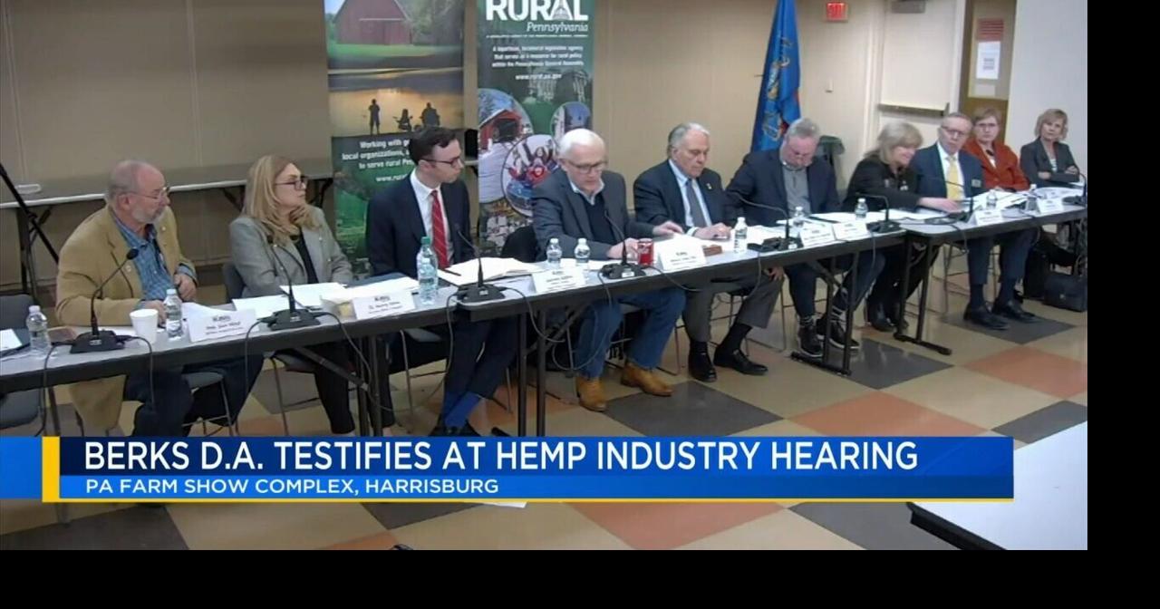 Berks DA attends Pa Farm Show panel on the state's growing hemp industry