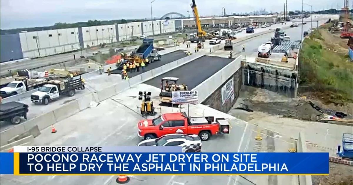 Pocono Raceway Pylon Pocono Raceway jet dryer on site to help dry I-95 asphalt | Poconos and ...