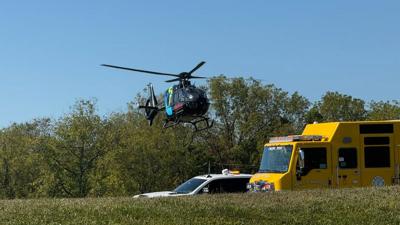 Pedestrian flown to hospital with serious injuries after being hit by a ...